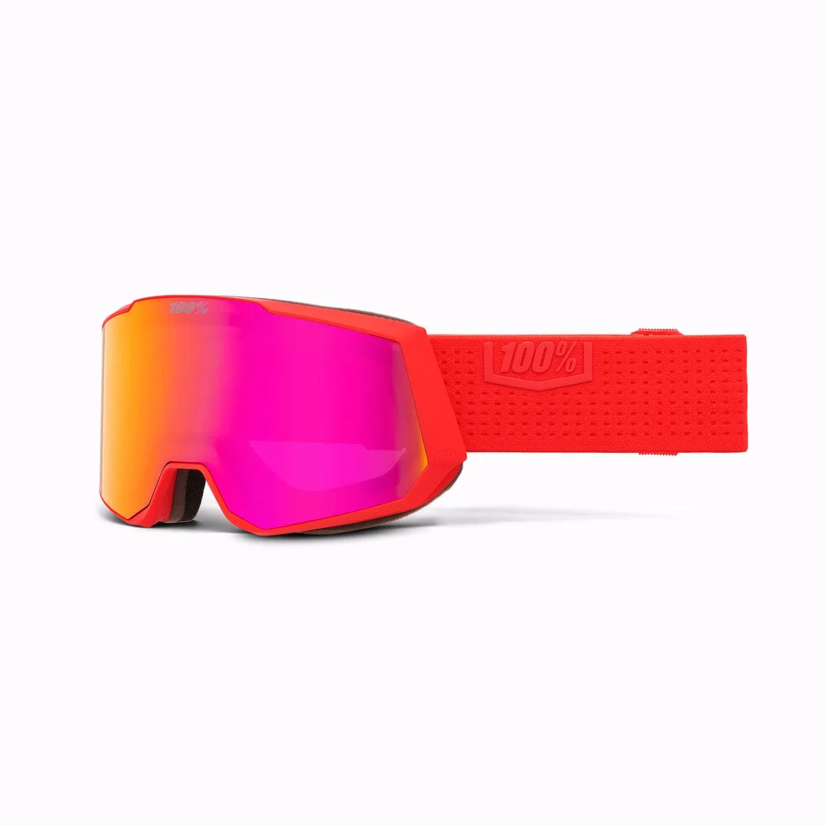 100% SNOWCRAFT XL HiPER Goggle Hiboo - Mirror Dark Red Lens