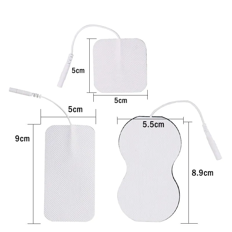 10/20pcs Self High Quality Nerve Stimulator Silicone Gel Electrode Pads Tens Electrodes Digital Therapy Machine Massage 2mm Plug