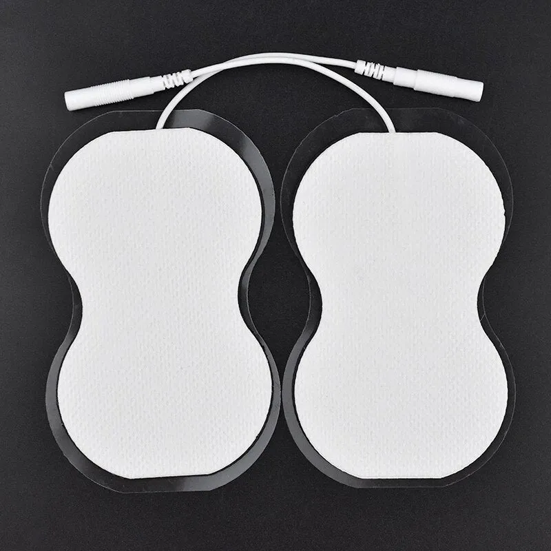 10/20pcs Self High Quality Nerve Stimulator Silicone Gel Electrode Pads Tens Electrodes Digital Therapy Machine Massage 2mm Plug