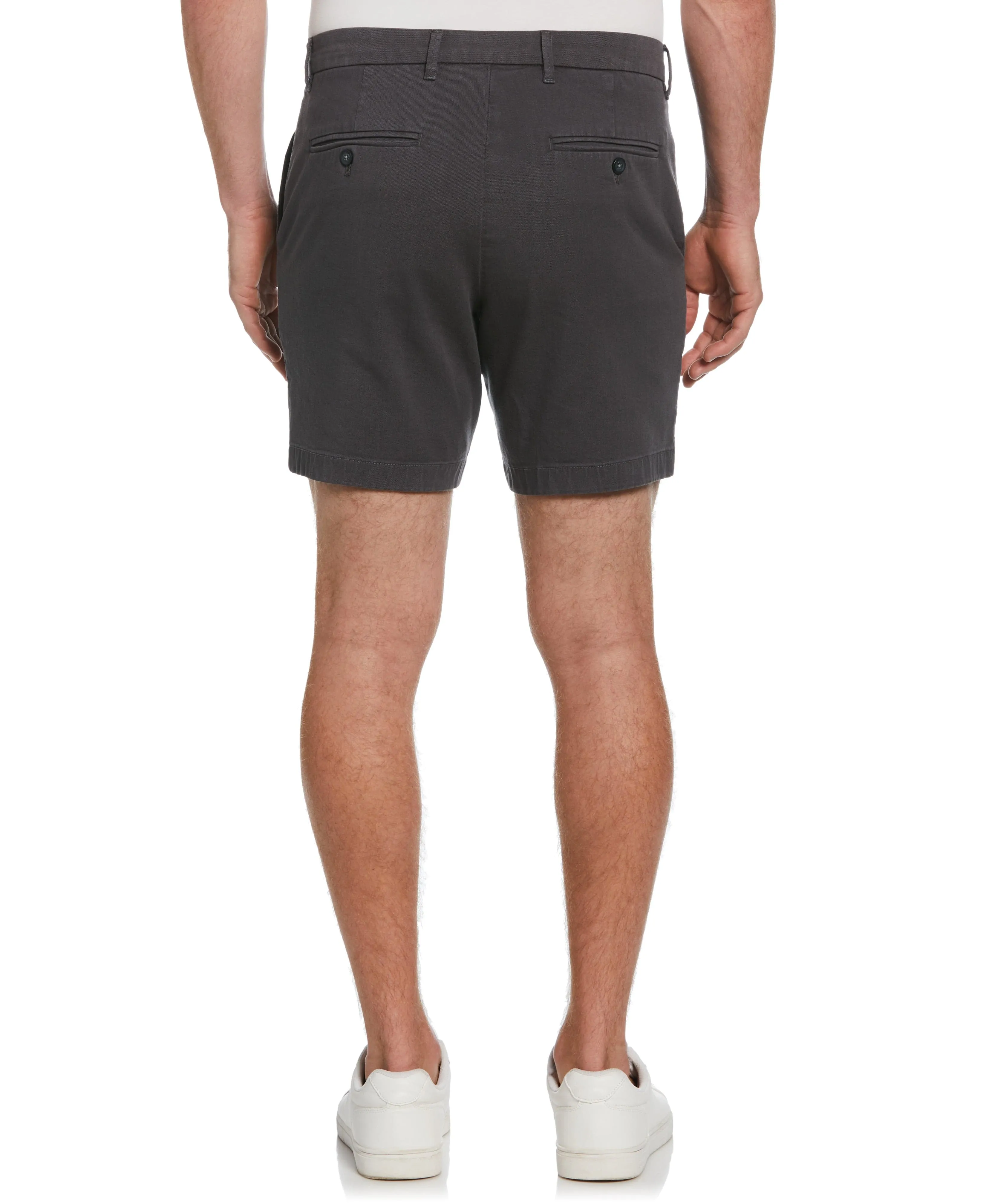 7" Stretch Dyed Solid Twill Short