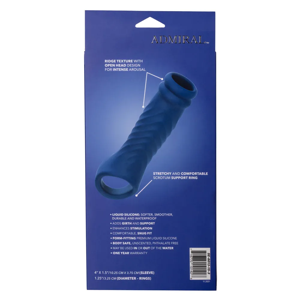 Admiral Liquid Silicone Wave Penis Extension Sleeve