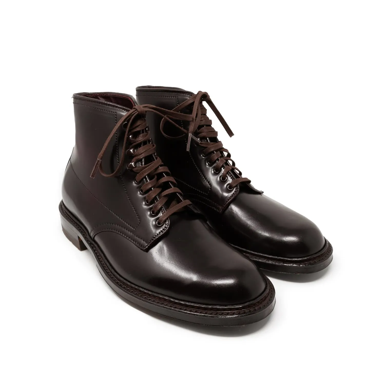 Alden x Snake Oil Provisions "Wick" Color 8 Shell Cordovan Boot