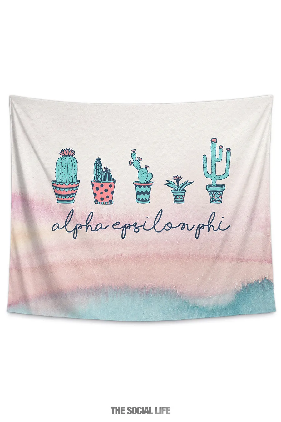 Alpha Epsilon Phi Cacti Tapestry