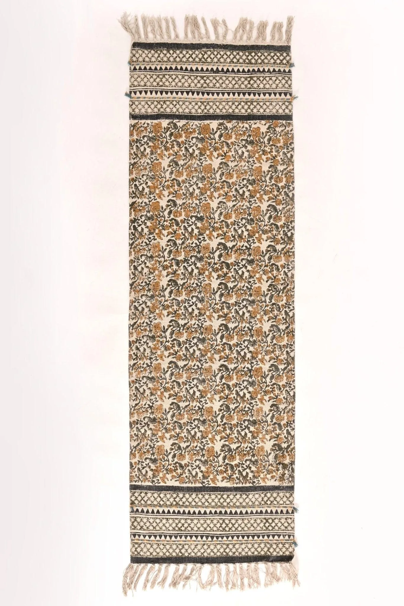 AMELIA - BLOCK PRINTED FLOOR RUNNER