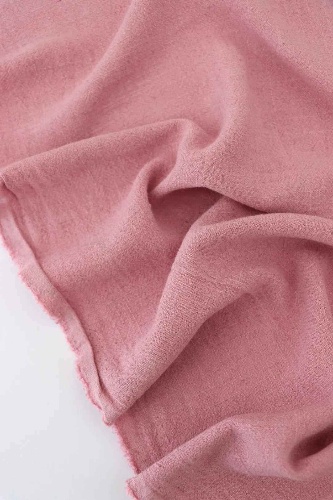 Apple Blossom Pink Luxor Heavy Linen Slub