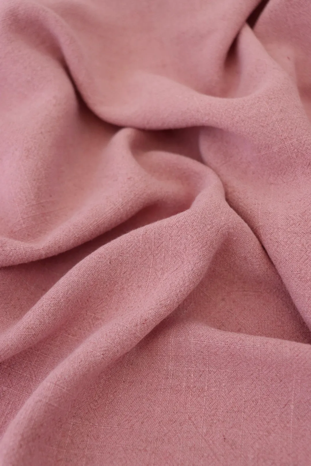 Apple Blossom Pink Luxor Heavy Linen Slub