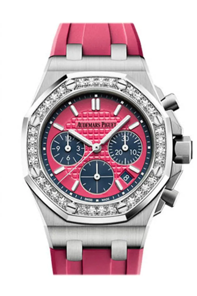 Audemars Piguet Royal Oak Offshore Pink Dial Ladies Chronograph Watch 26231ST.ZZ.D069CA.01