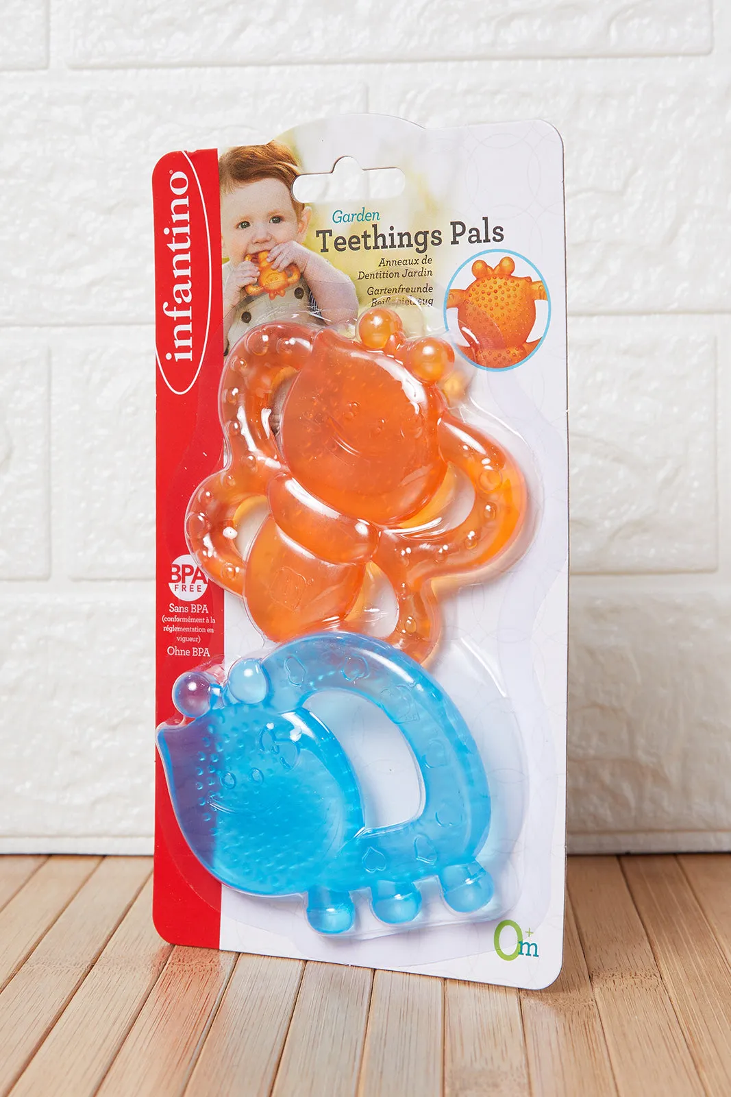 Baby Orange And Blue Water Teether Set (Pack of 2)