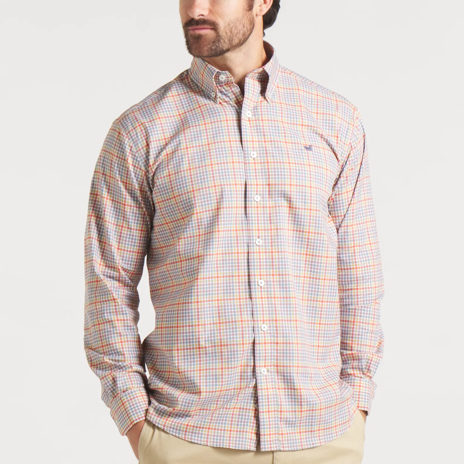 Baker Performance Gingham Dress Shirt