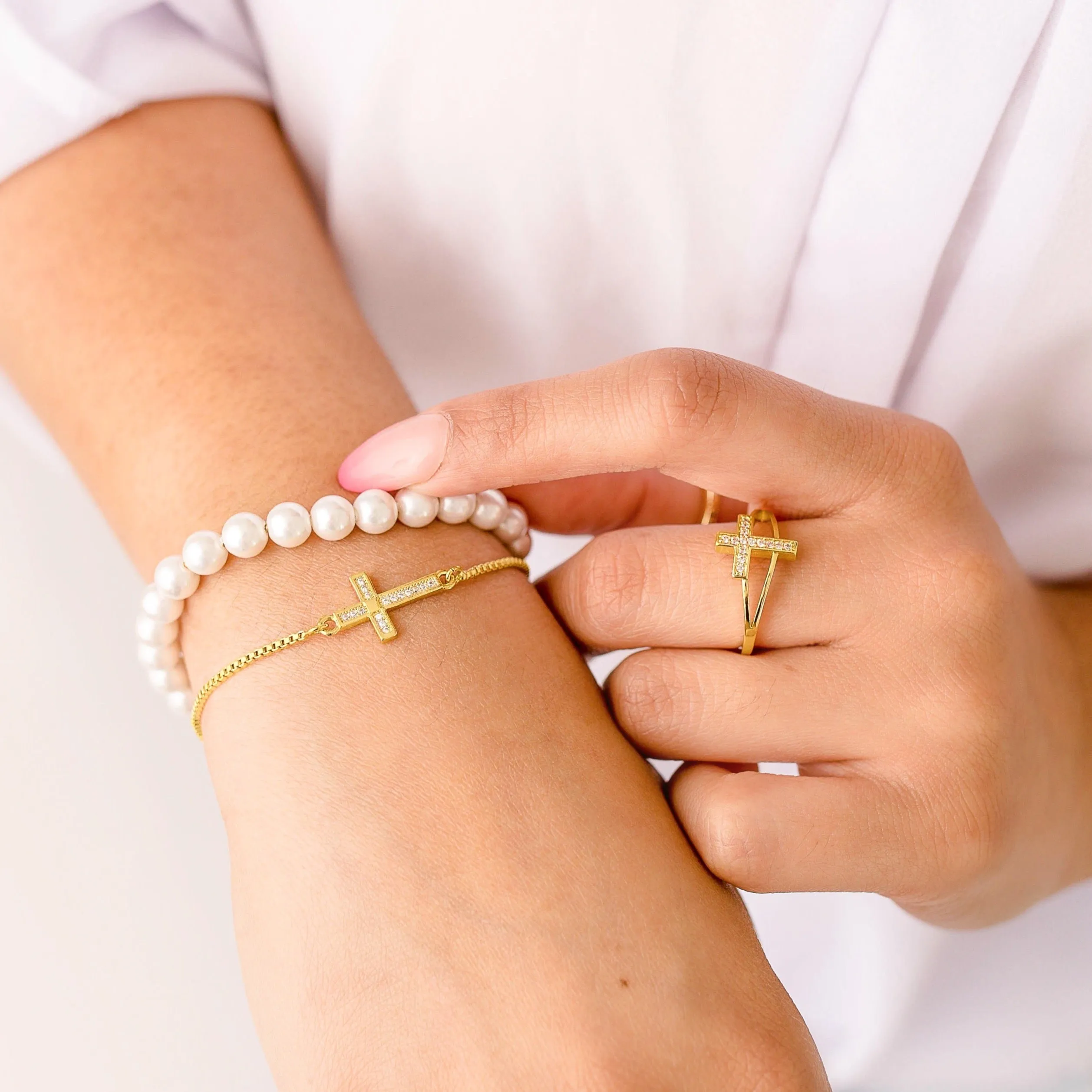 Beloved Adjustable Bracelet in Gold and Silver