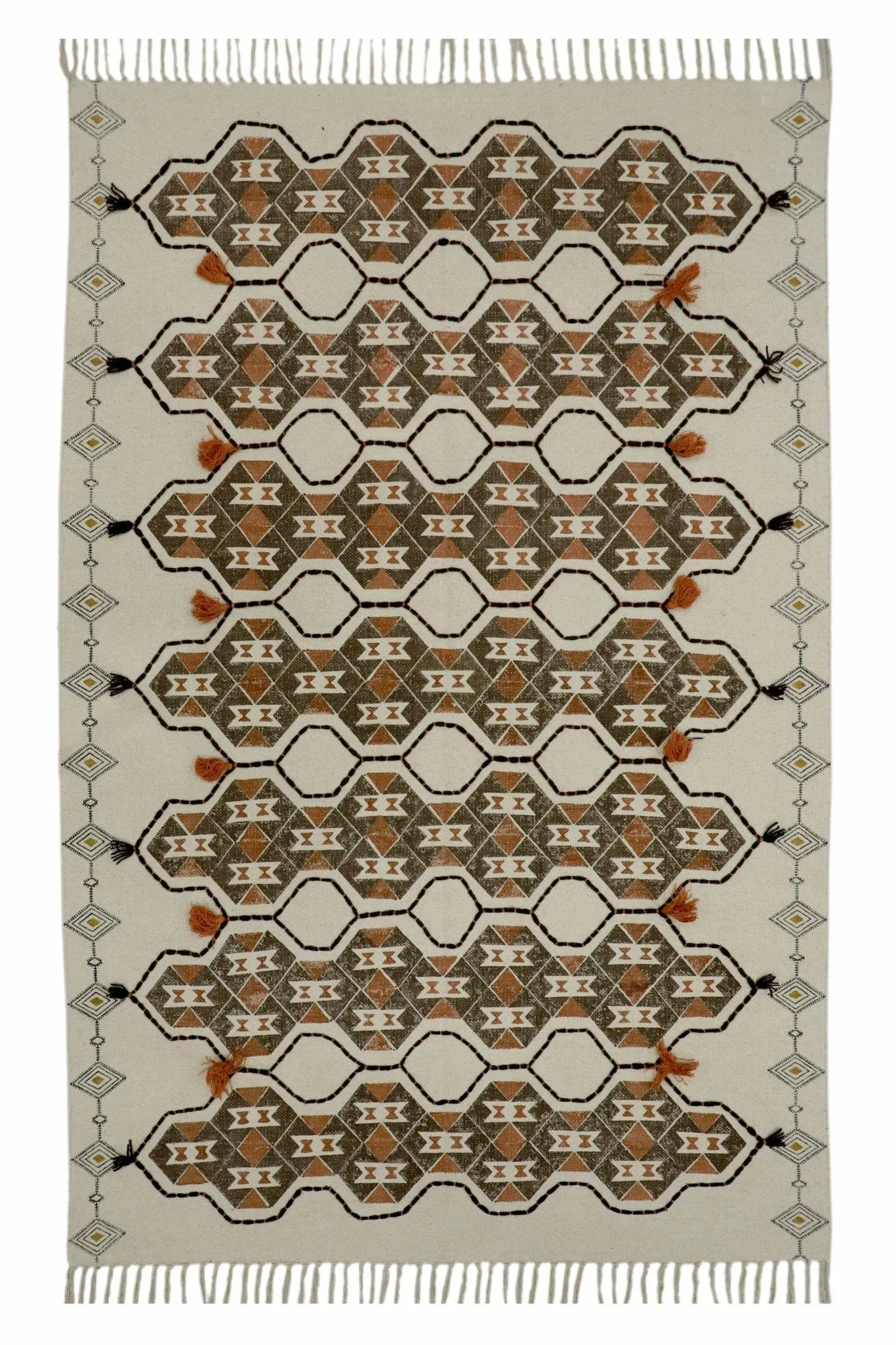 BHIWADI - BLOCK PRINTED RUG