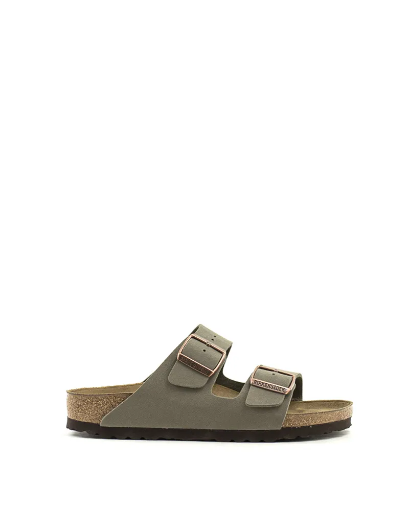 Birkenstock — Arizona Birko Flor - Stone Narrow Width