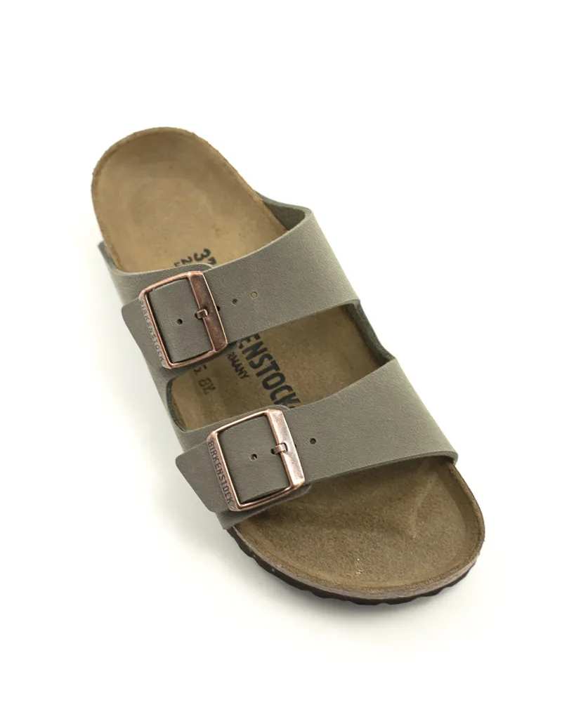 Birkenstock — Arizona Birko Flor - Stone Narrow Width