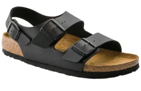 Birkenstock Milano Black Birko Flor