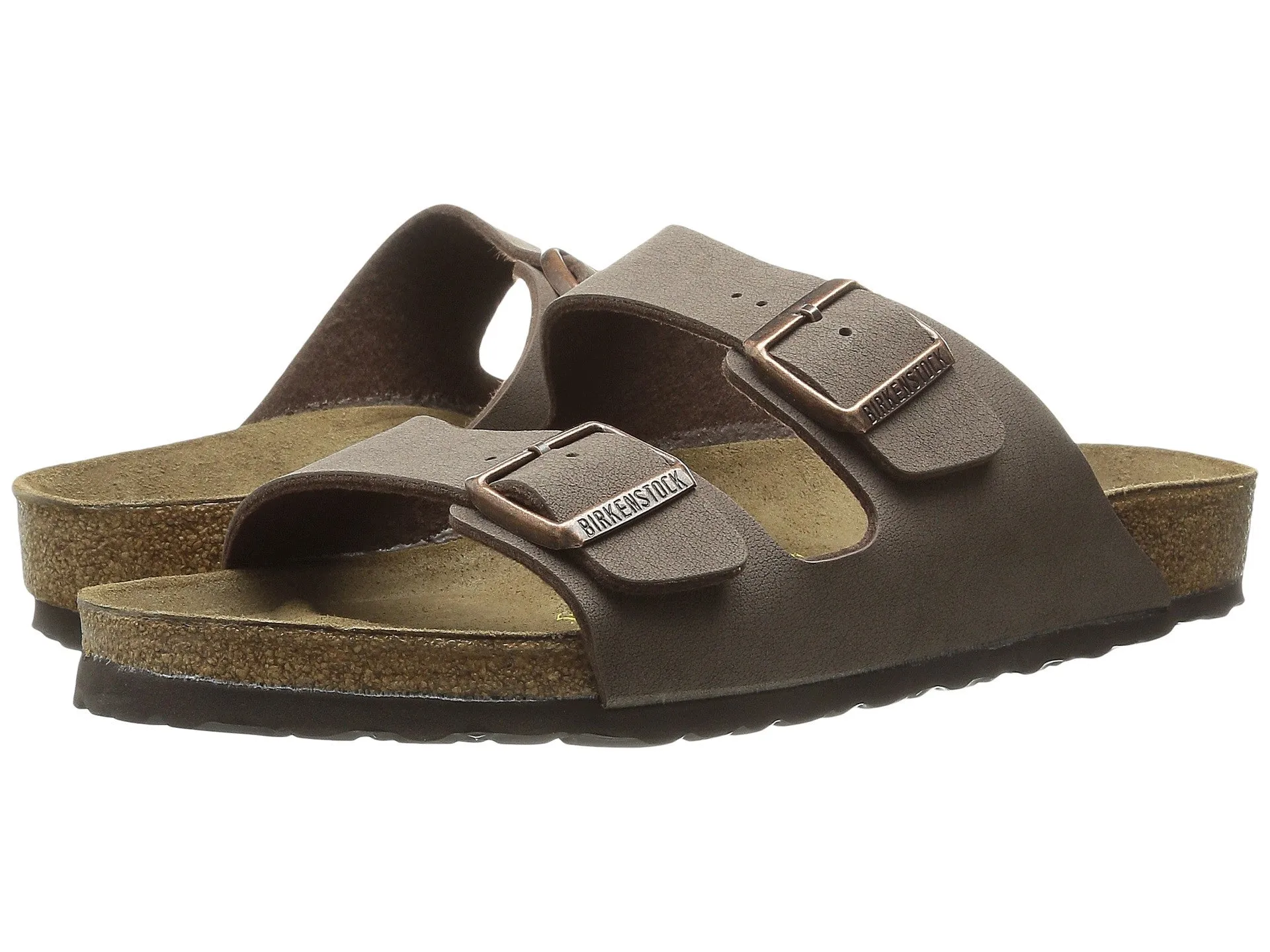 BIRKENSTOCK Unisex Arizona Birkibuc (Mocha - Wide Fit)