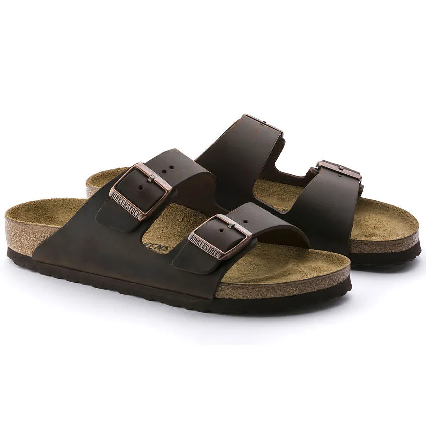 Birkenstock UNISEX Arizona Oiled Leather (Habana - Regular Fit)