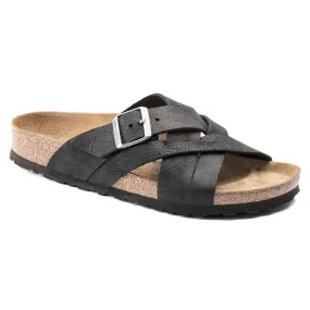 BIRKENSTOCK UNISEX Lugano Oiled Leather (Camberra Old Black - Regular Fit)