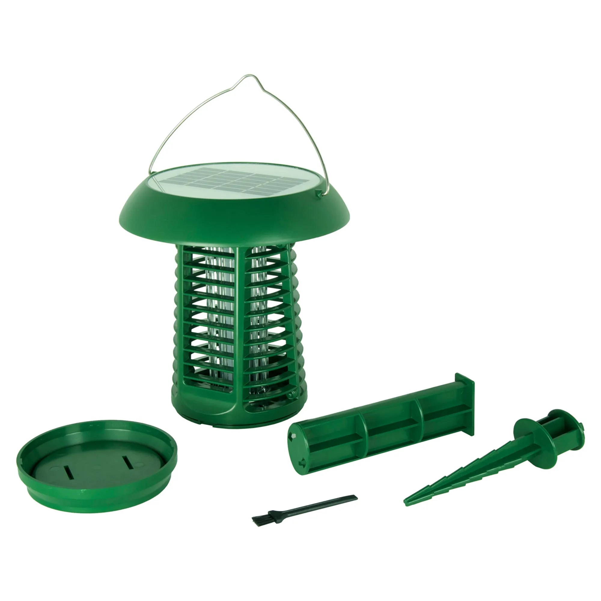 Bite Shield Solar-Powered Insect Zapper Flying Insect Killer, Outdoor Bug Trap, Chemical-Free Pest Control for Moths Gnats Mosquitoes Cottage Beach Backyard Camping Hunting Fishing Boating Barbecue