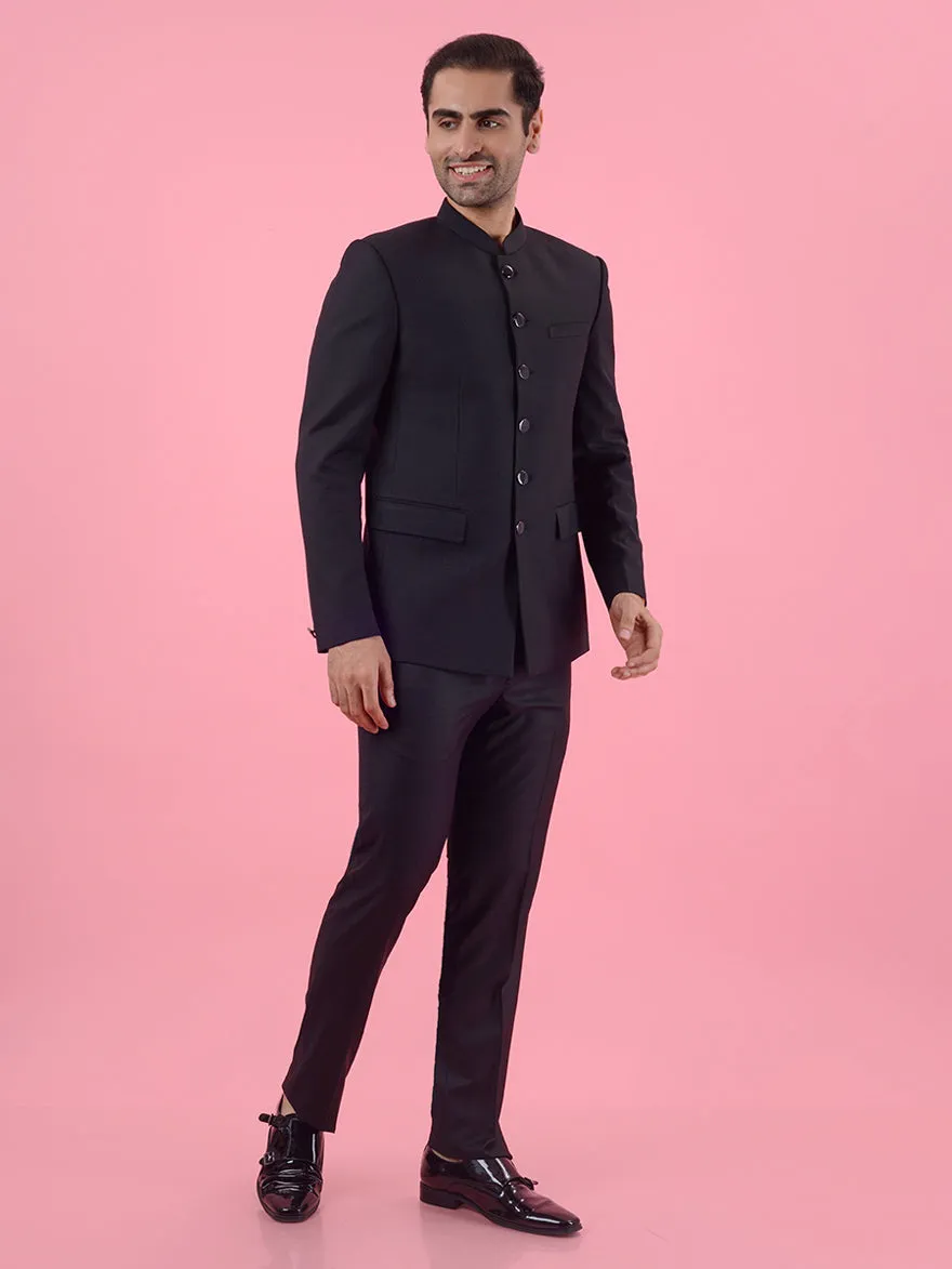 Black Jodhpuri Suit | JadeBlue