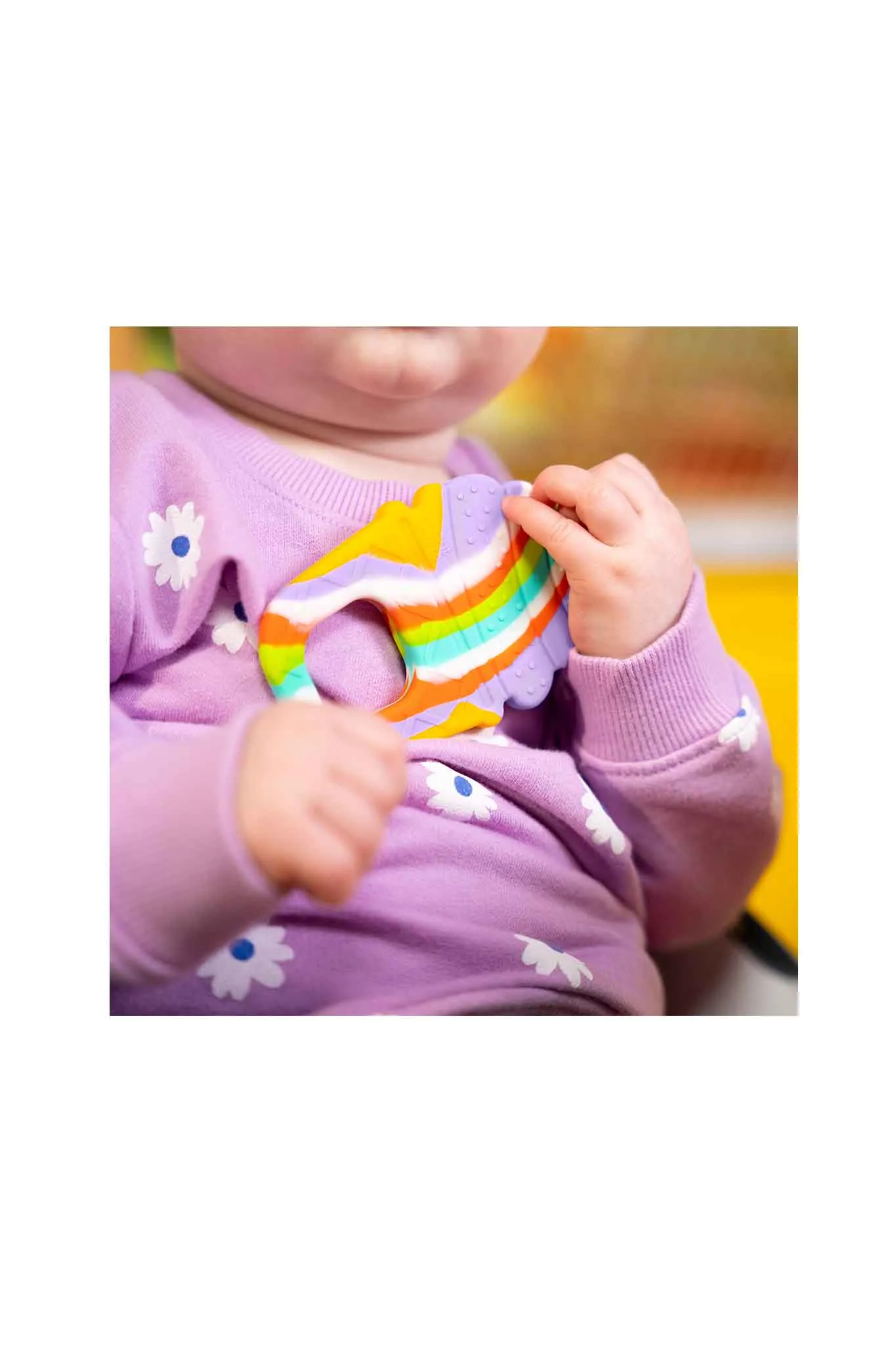 Bright Starts Soothing Soft Serve  Silicone Teether