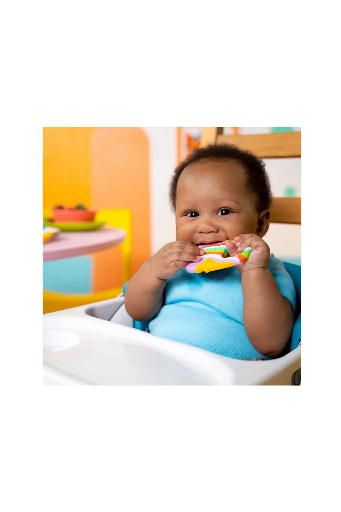 Bright Starts Soothing Soft Serve  Silicone Teether