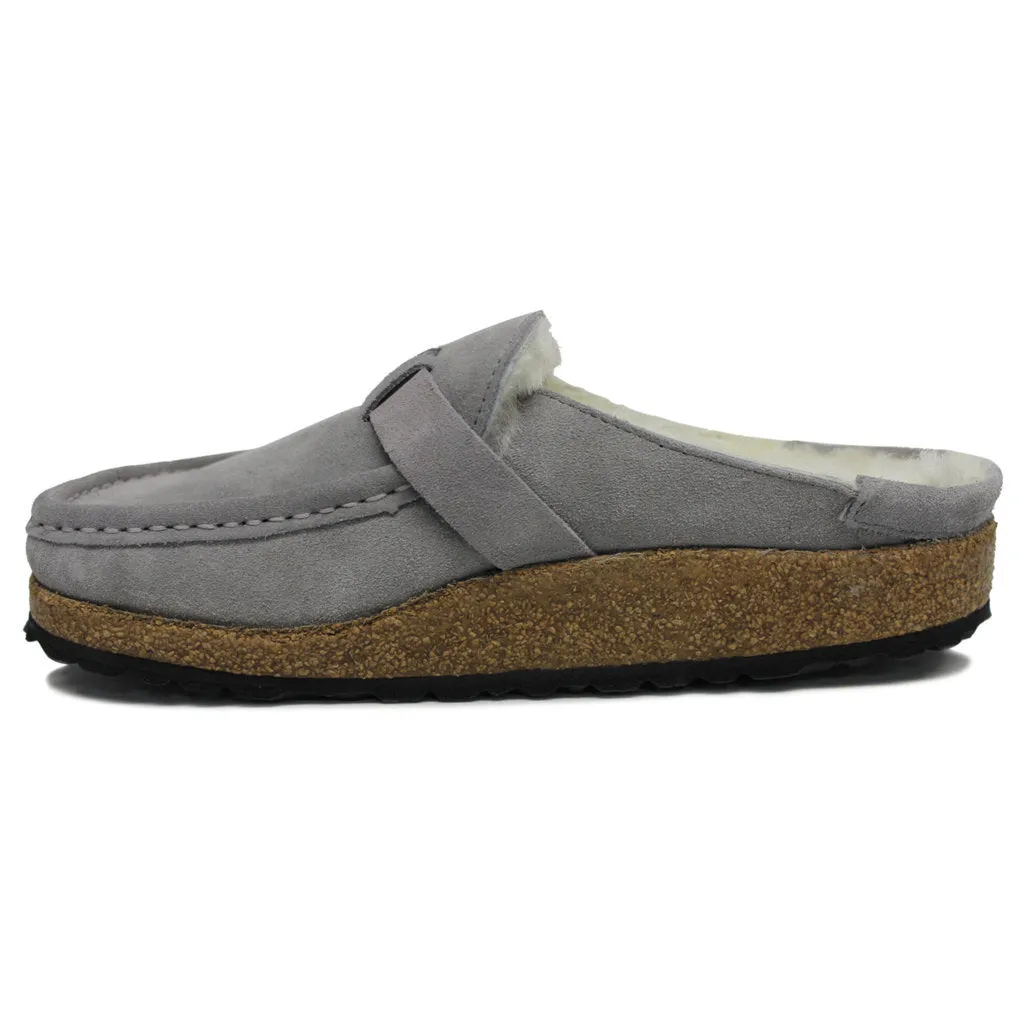 Buckley Shearling Suede Leather Unisex Clogs