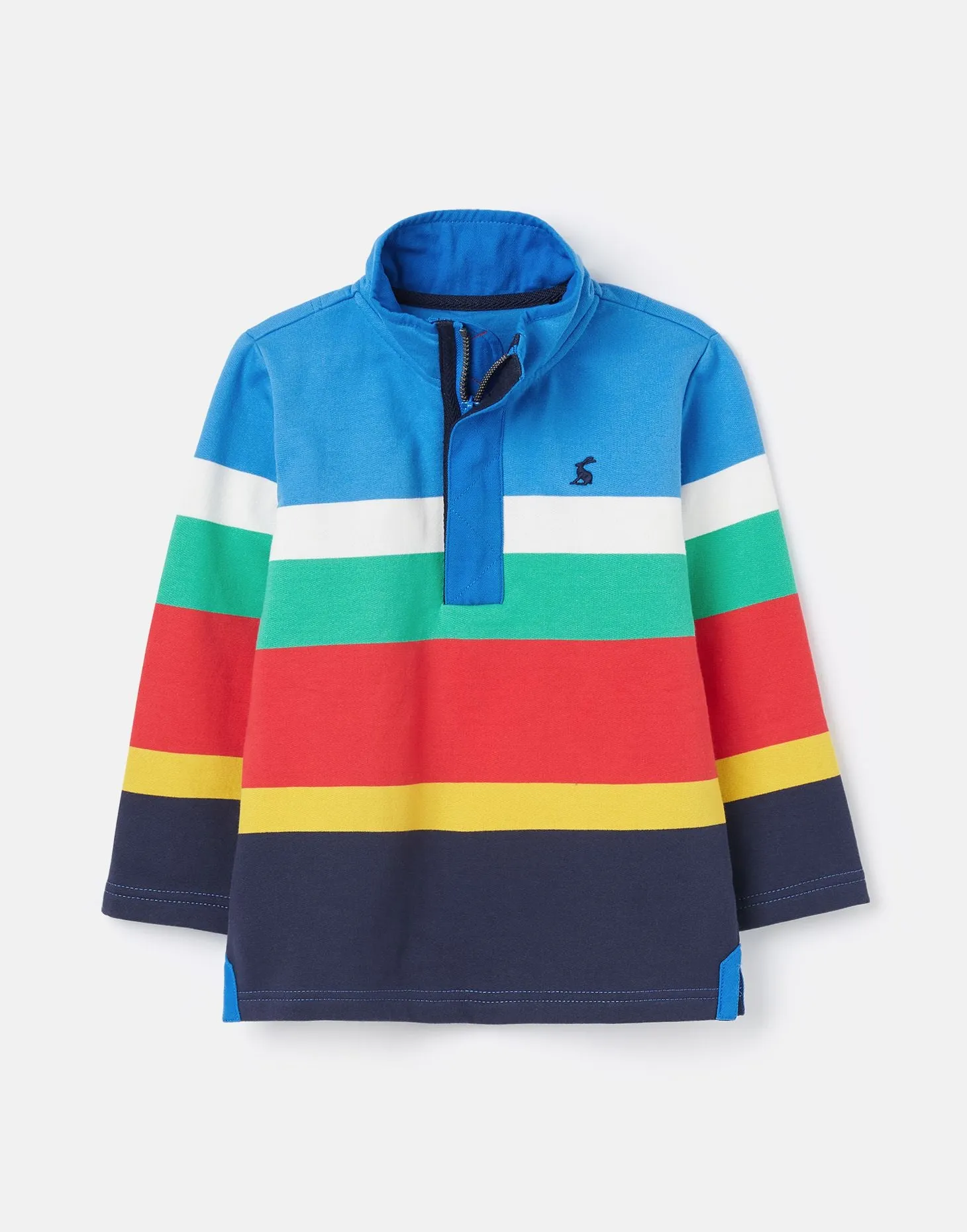 Captain Stripe 1/2 Zip Sweatshirt | Joules