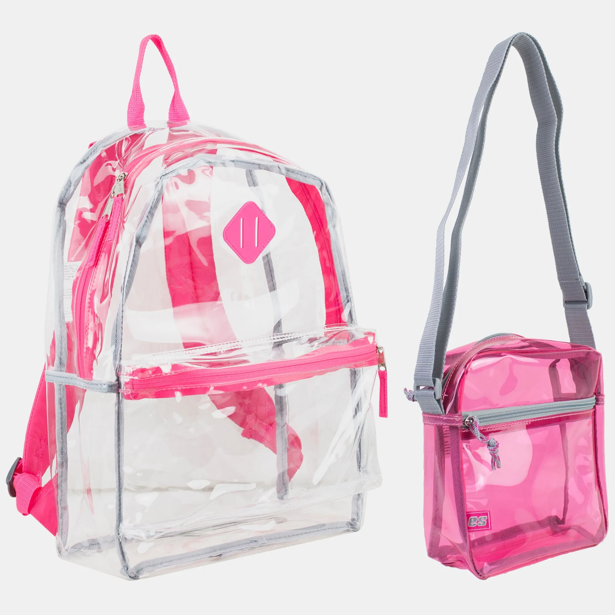 Clear Stadium Crossbody Messenger Bag