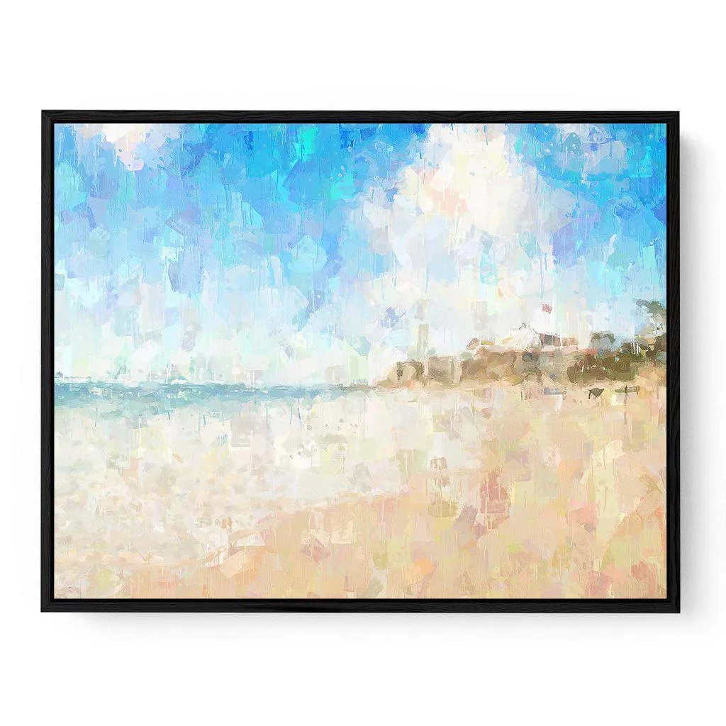 Coastal Bliss Framed Canvas