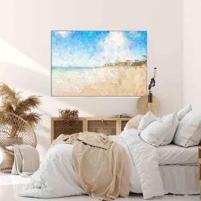 Coastal Bliss Framed Canvas