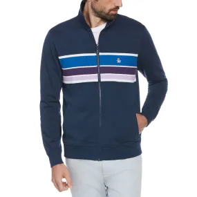 Color Block Stripe Track Jacket