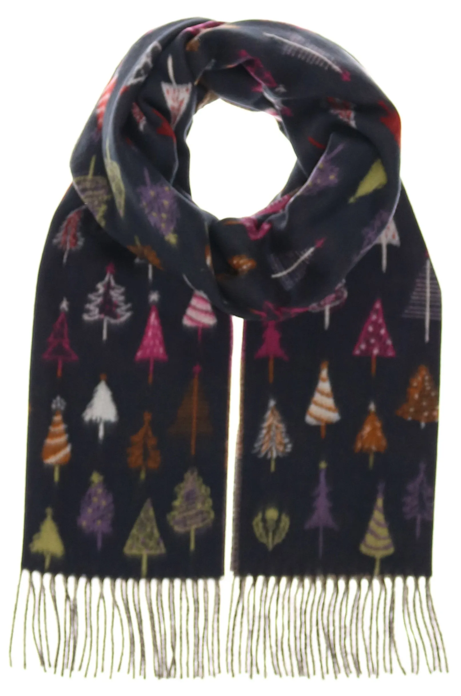 Colorful Fir Trees Cashmink® Scarf