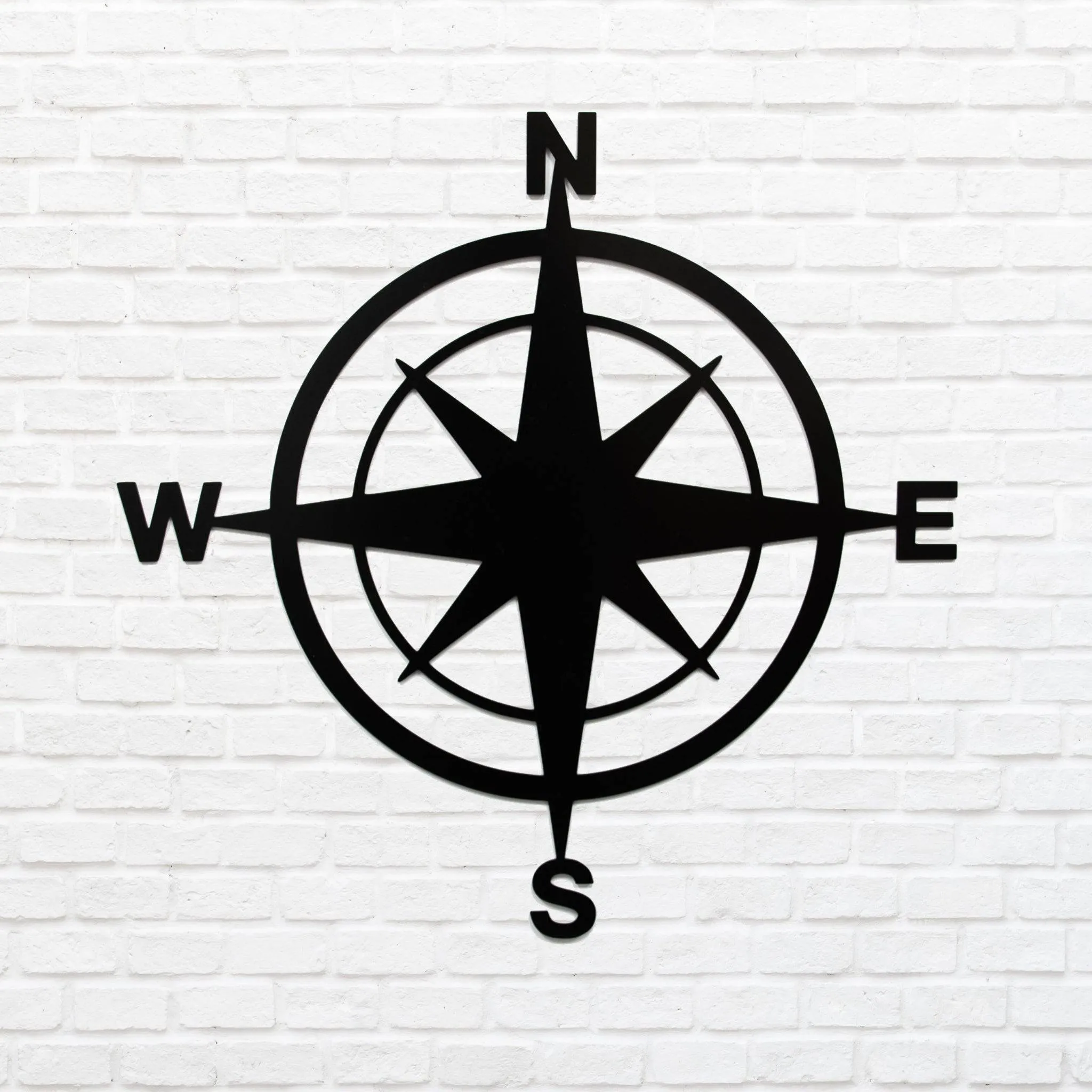 Compass - Metal Wall Art