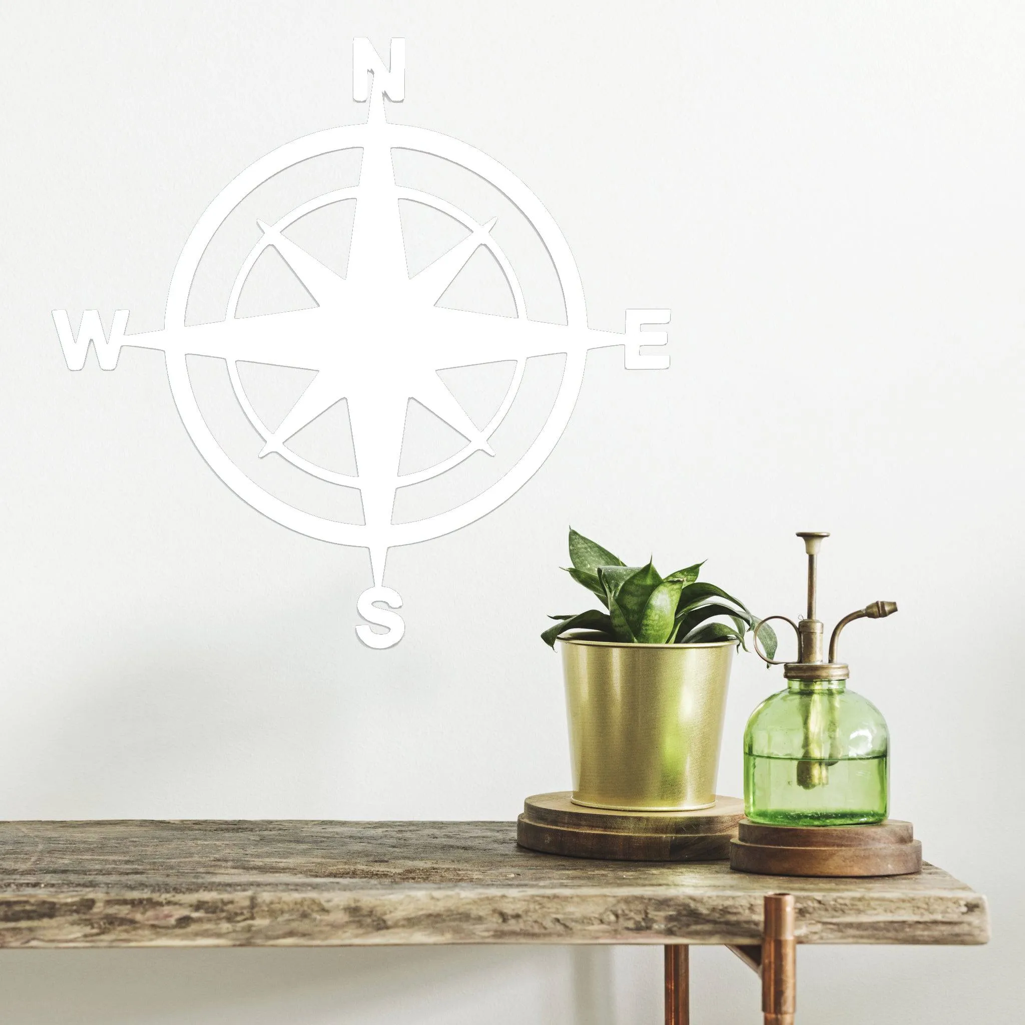 Compass - Metal Wall Art