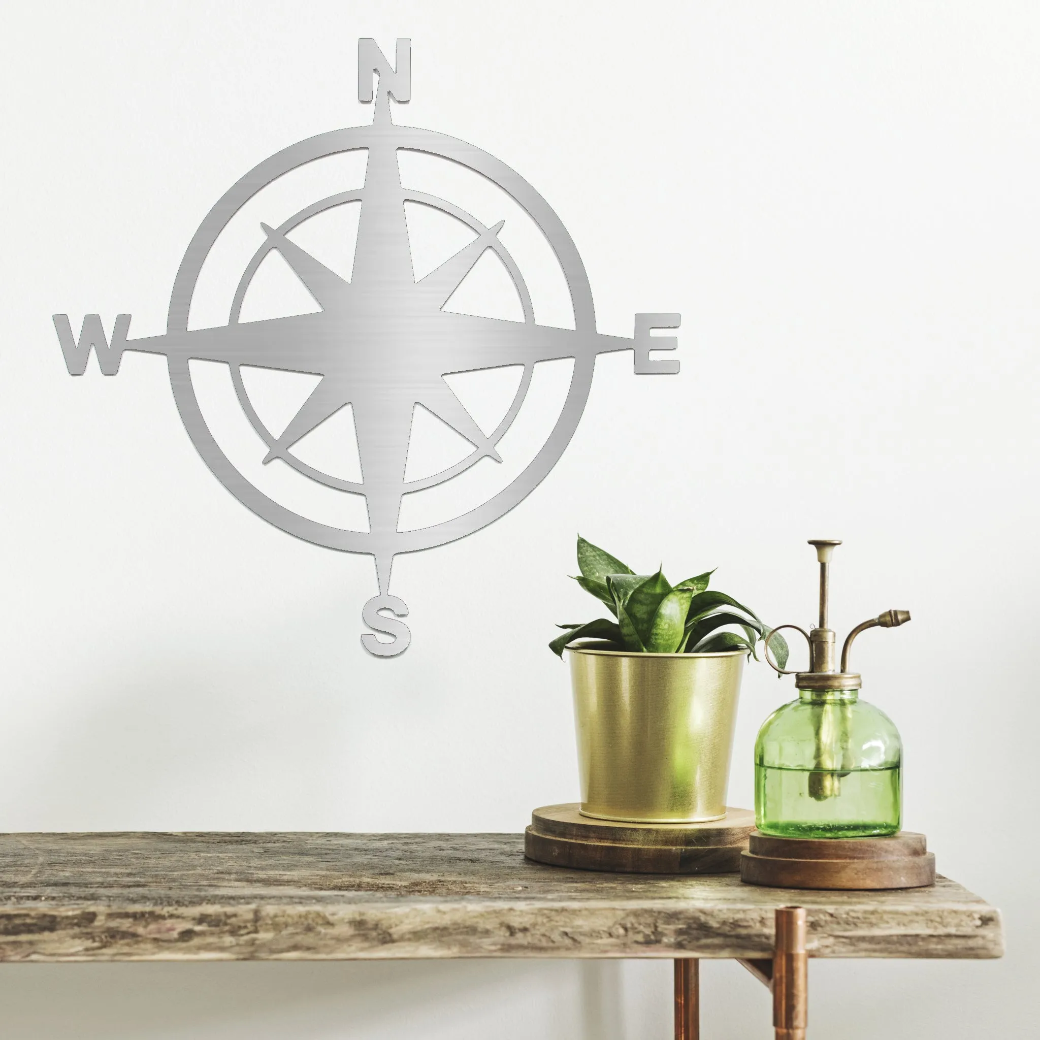 Compass - Metal Wall Art