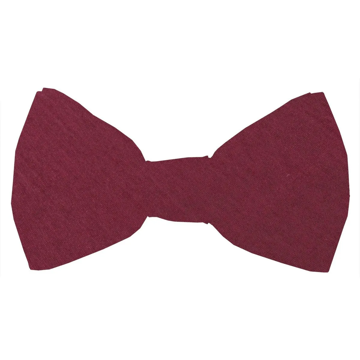 Dark Wine Shantung Boys Bow Ties