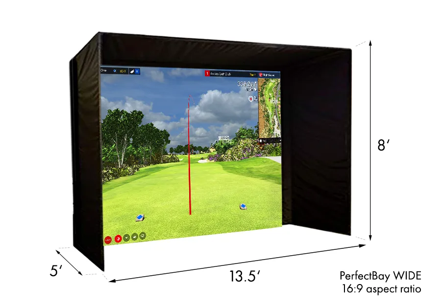 FlightScope Mevo  PerfectBay Golf Simulator Package