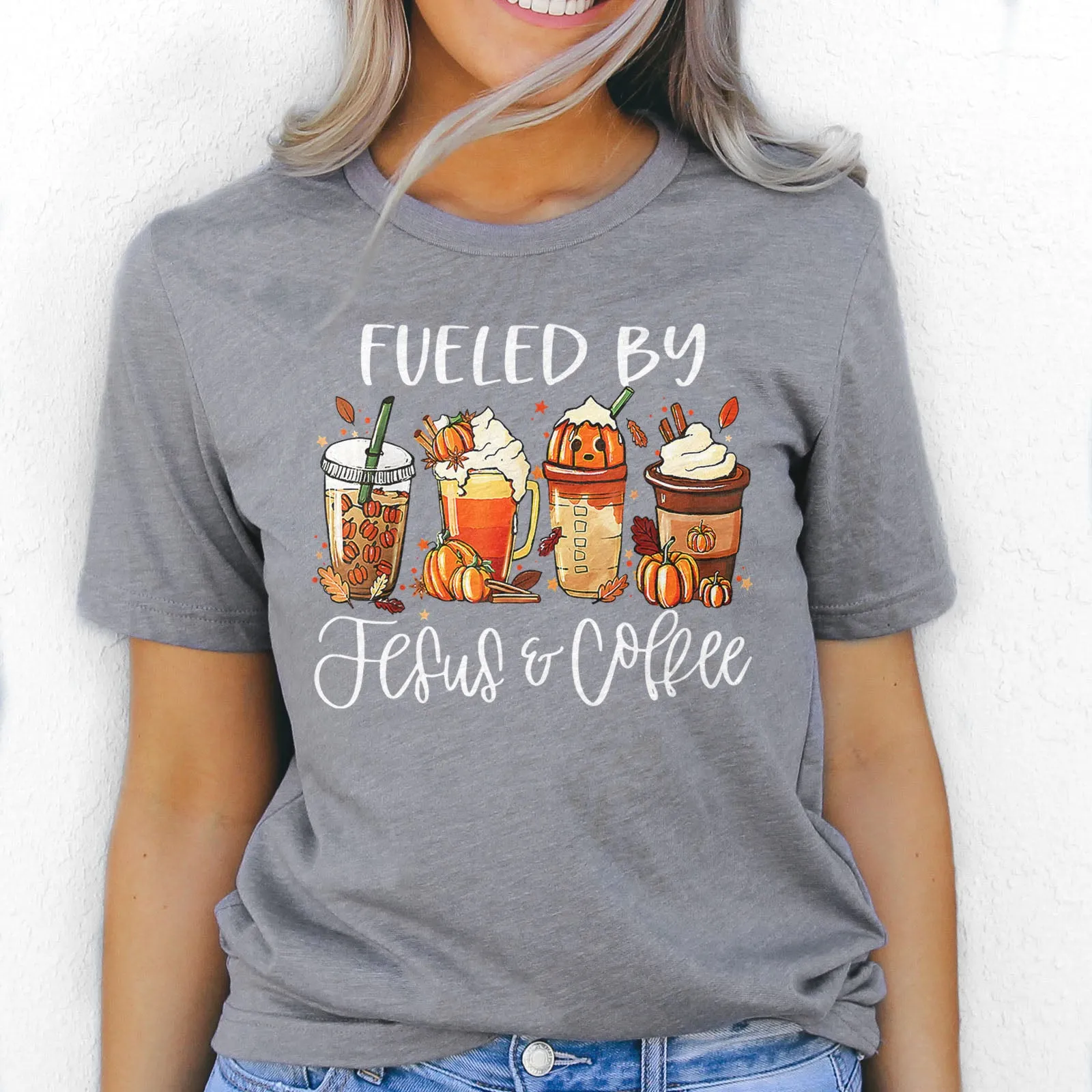 Fueled by Jesus & Coffee Fall Tee