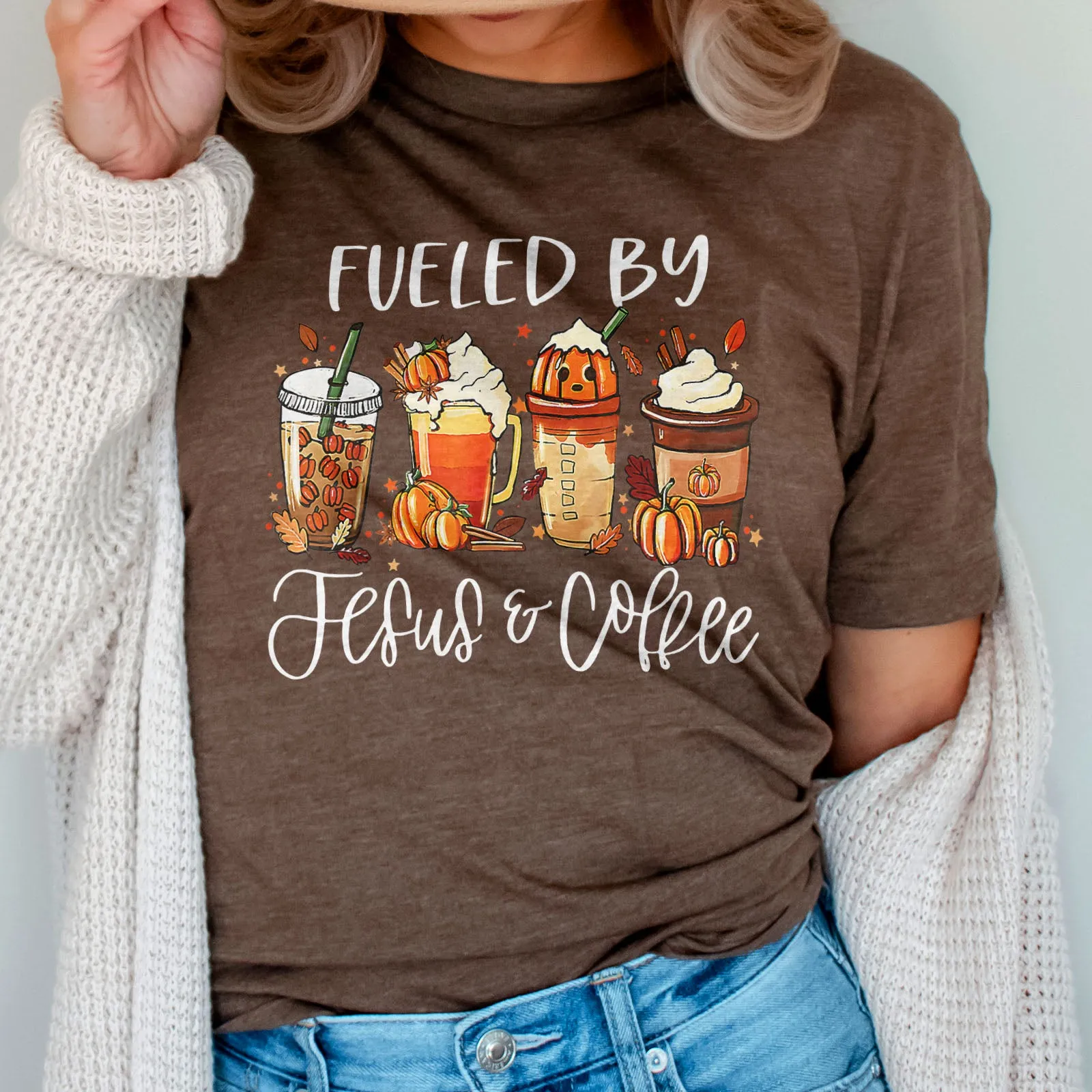 Fueled by Jesus & Coffee Fall Tee