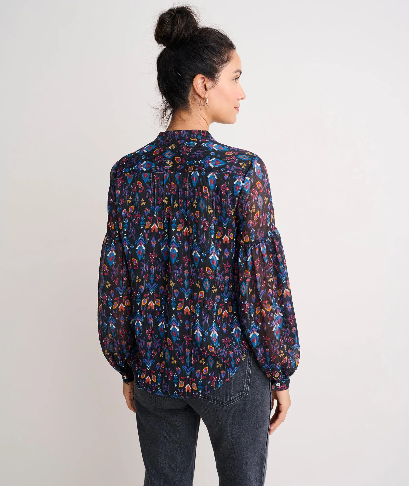 Georgette Bishop Sleeve Lorelei Shirt