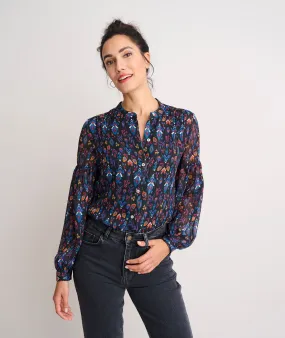 Georgette Bishop Sleeve Lorelei Shirt