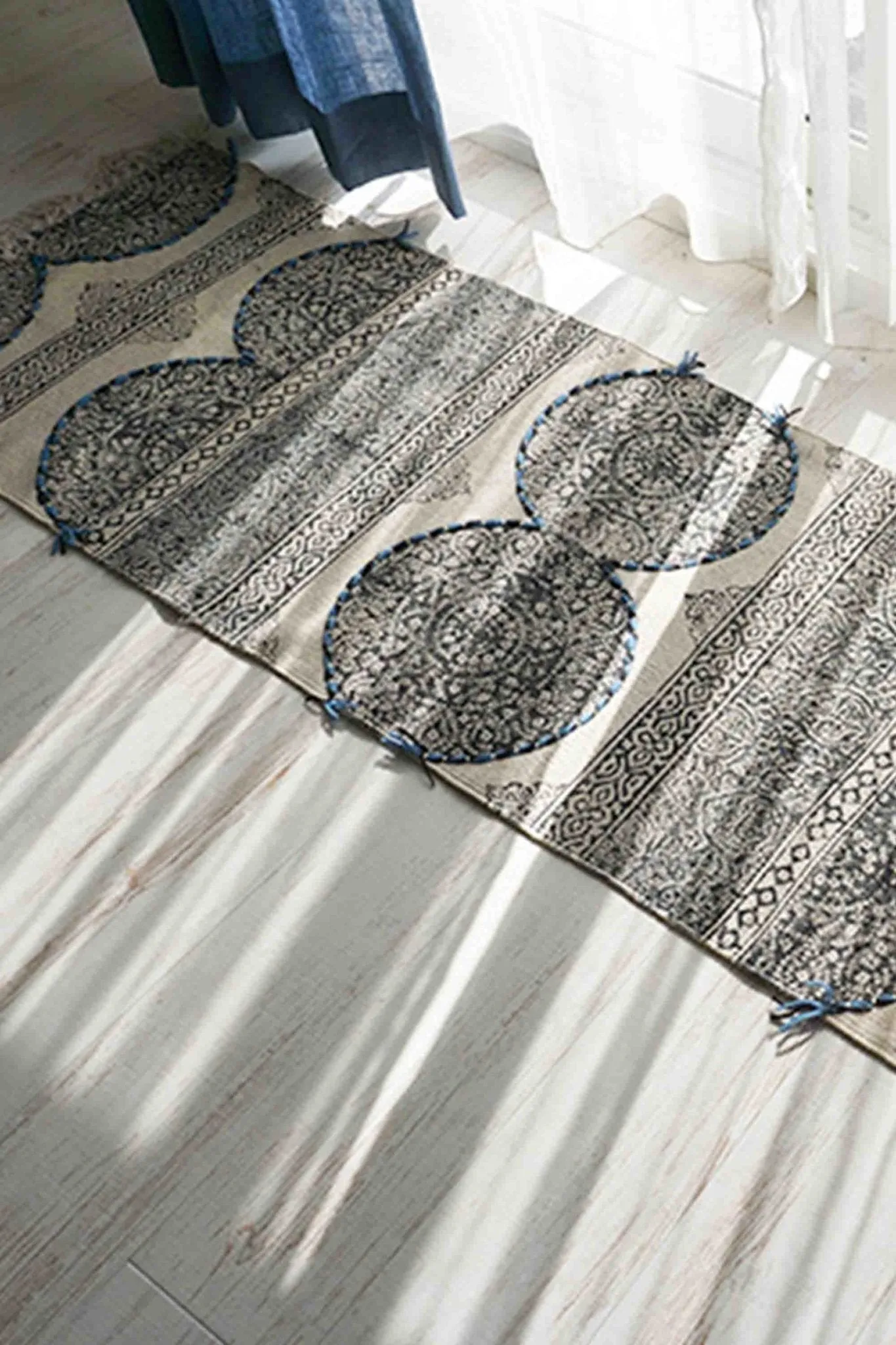 GITEGA - BLOCK PRINTED FLOOR RUNNER