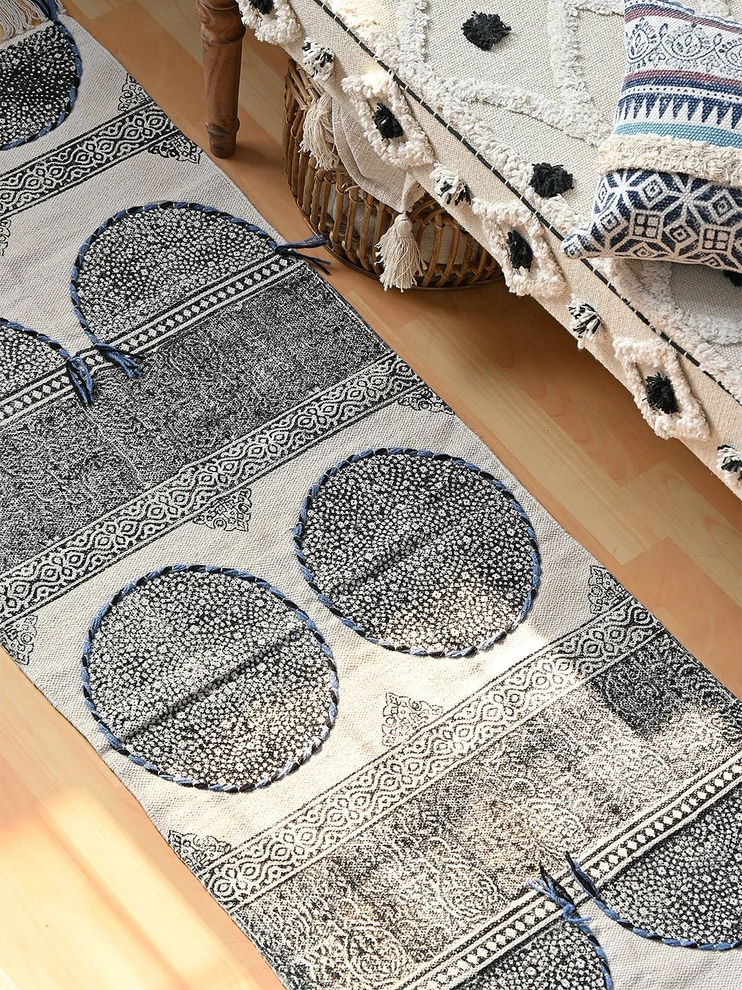 GITEGA - BLOCK PRINTED FLOOR RUNNER