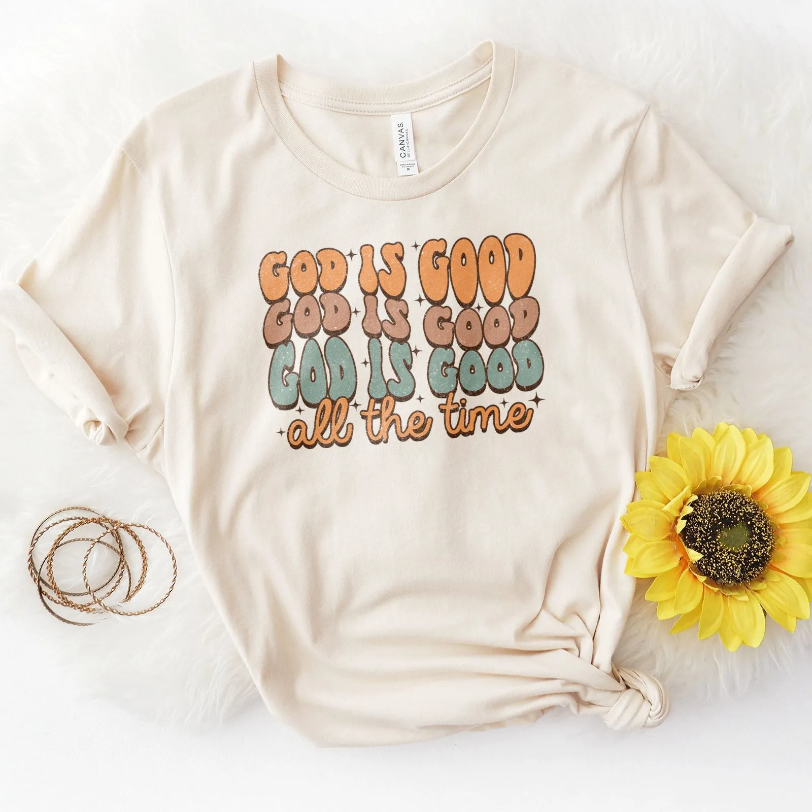 God Is Good All The Time Fall Tee