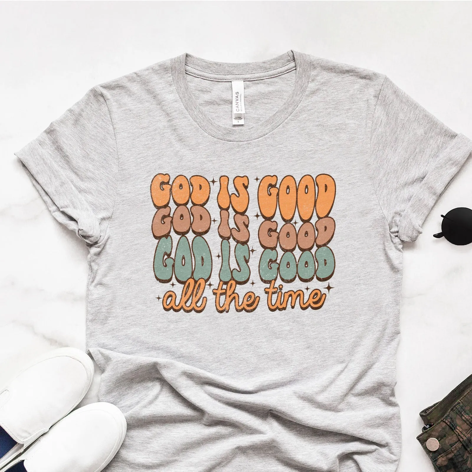 God Is Good All The Time Fall Tee