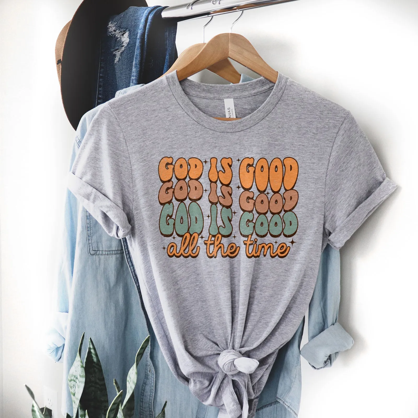 God Is Good All The Time Fall Tee