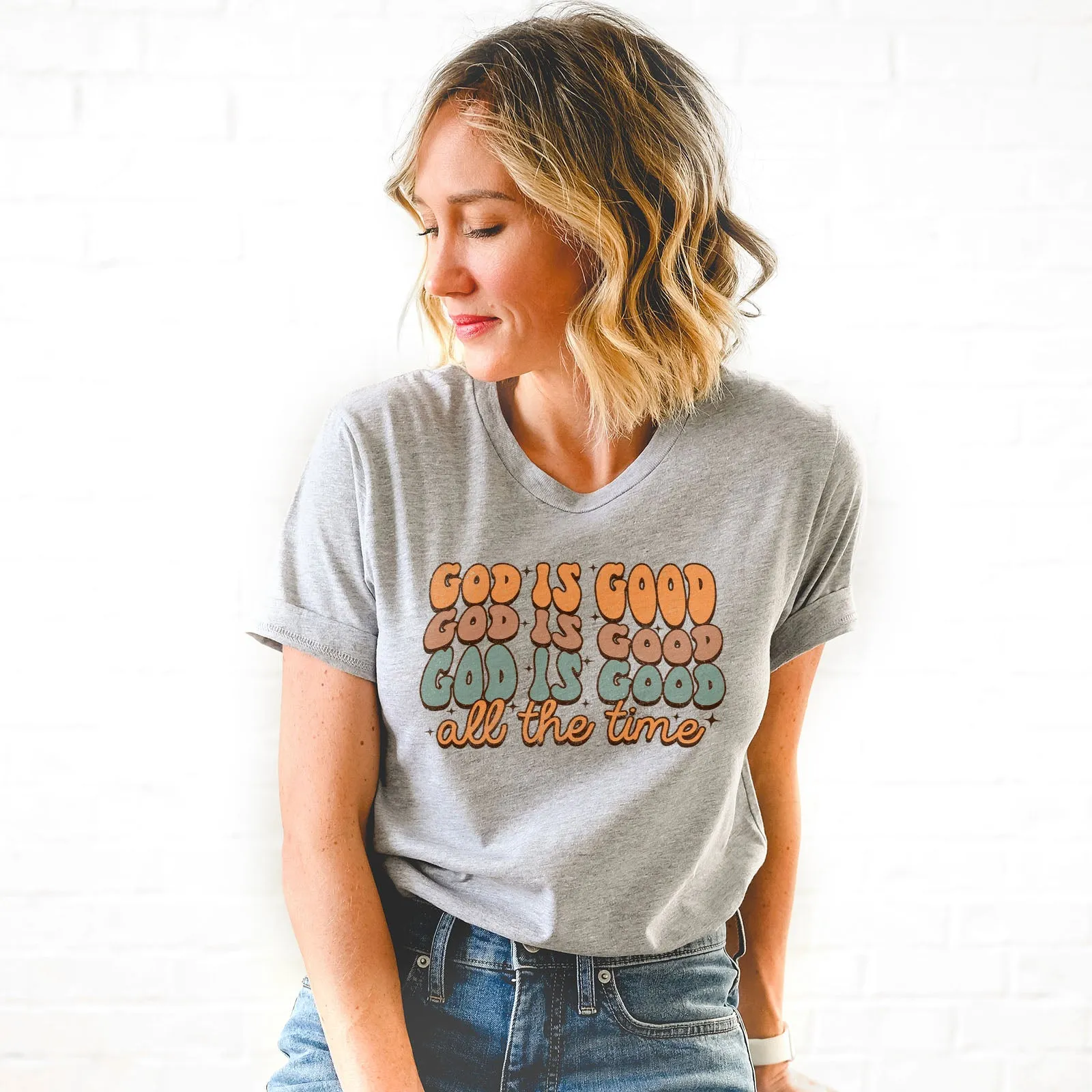 God Is Good All The Time Fall Tee