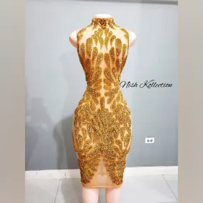 Gold luxe Amani dress