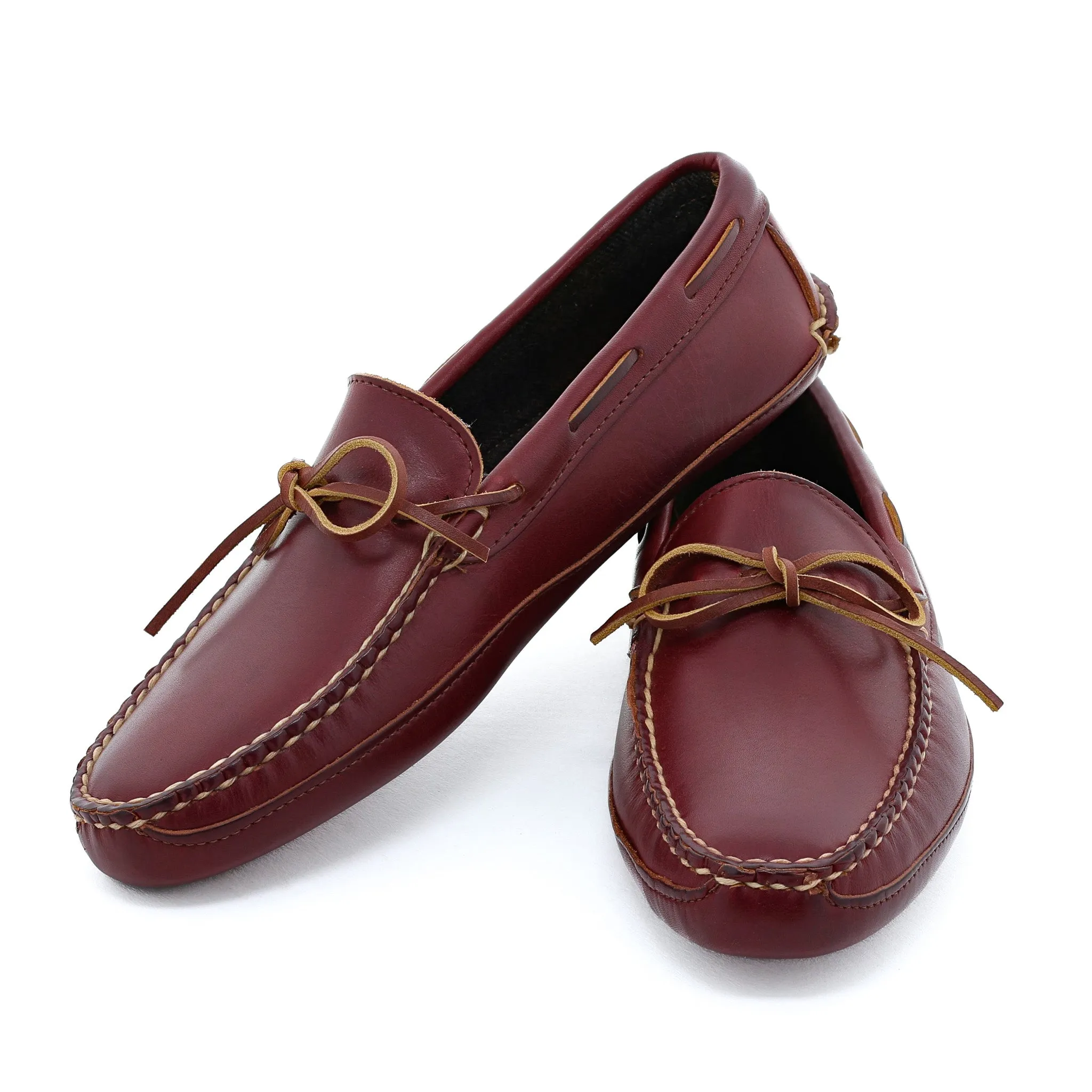 Harrington Slipper - Burgundy