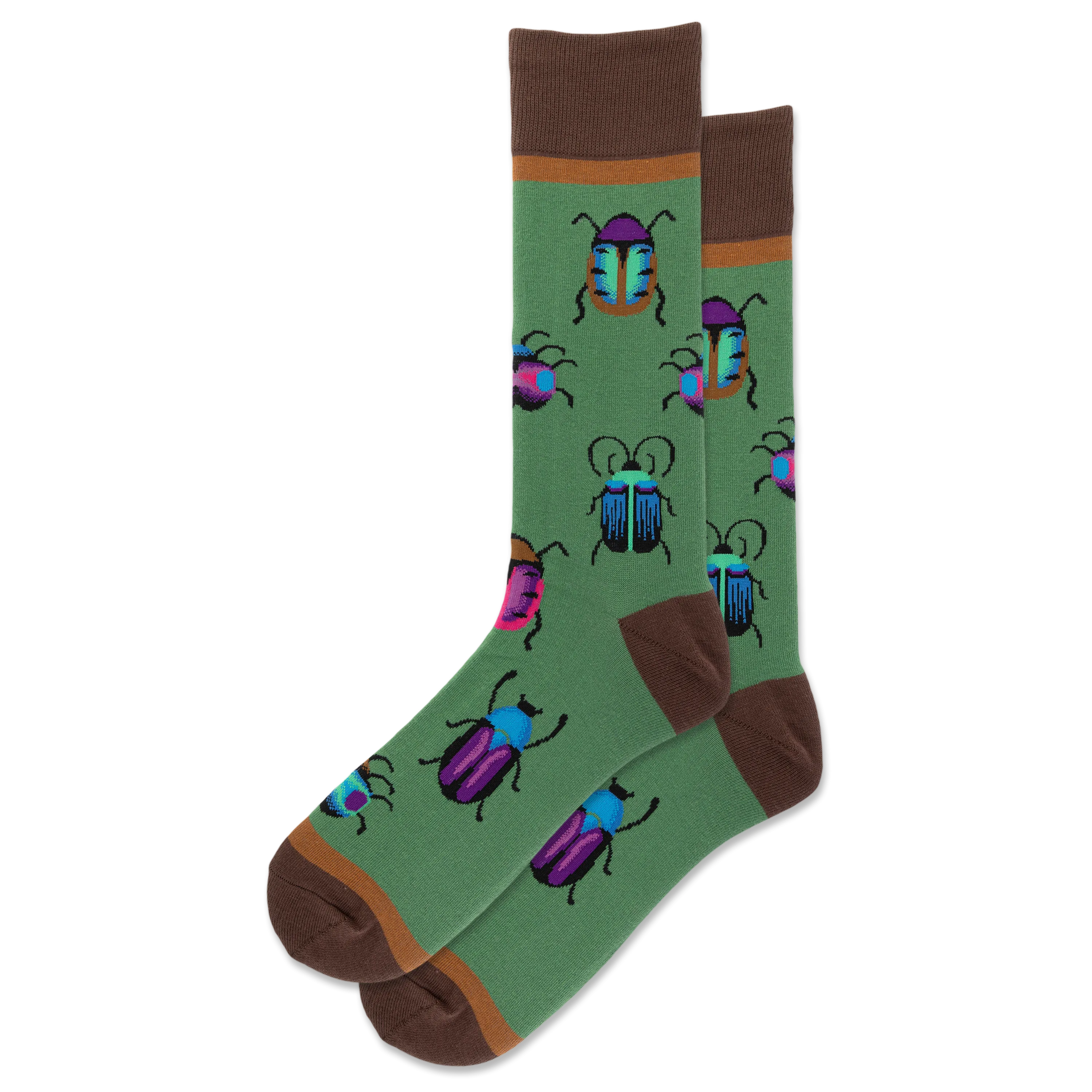 HOTSOX Men's Bugs Crew Sock